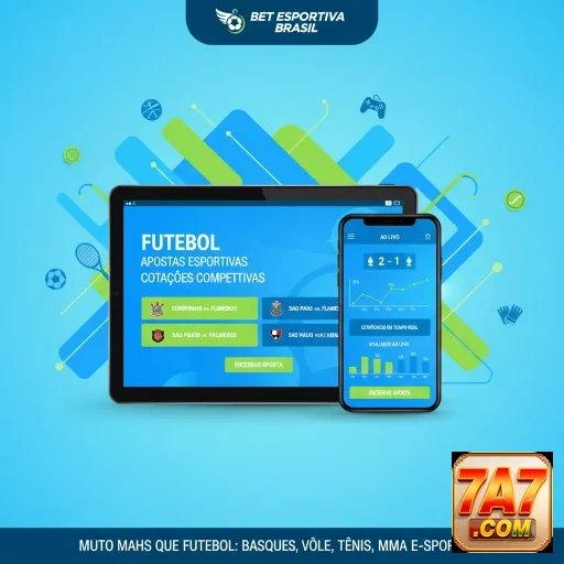 Ilustração de Explore o Mundo das Apostas com 7a7 e Odds Altas