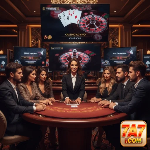 Ilustração de Explore os Jogos VIP e Slots Rápidos no 7a7