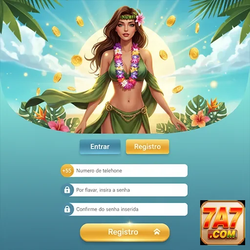 Ilustração de Acesse o cassino online 7a7 com login ágil e seguro