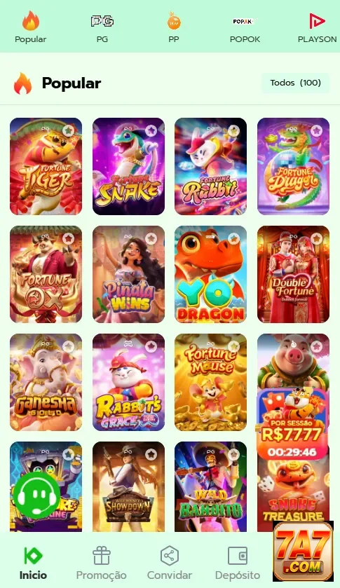 Imagem de 7a7 Cassino Online: Suporte Humano e Bônus