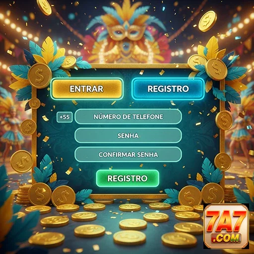 Ilustração de Slots Dinâmicos e Empolgantes